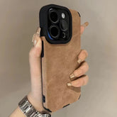 Matte Leather Silicone Phone Case